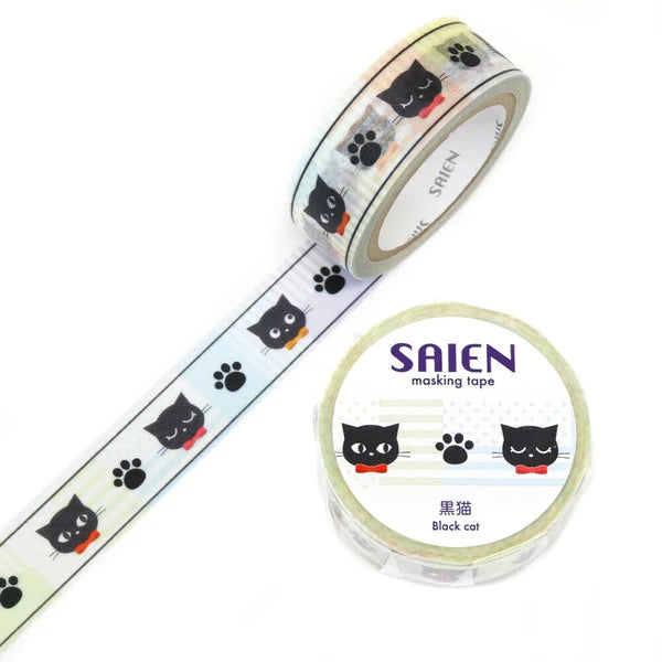 Black Cat Washi Tape