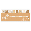 Stuffed Bear Stick Marker Stickers