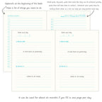 Tea & Diary Time- Morning Diary