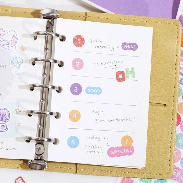 Petit "Message" Planner Sticker Roll