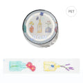 Clear Flower Vase Washi