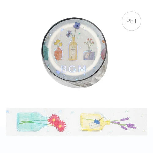 Clear Flower Vase Washi