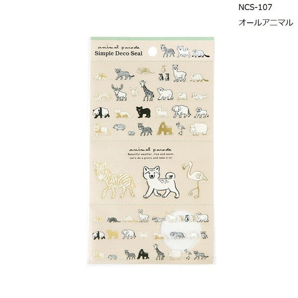 Animal Parade Stickers