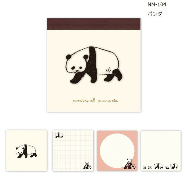 Animal Parade Panda Bear Memo Pad Set