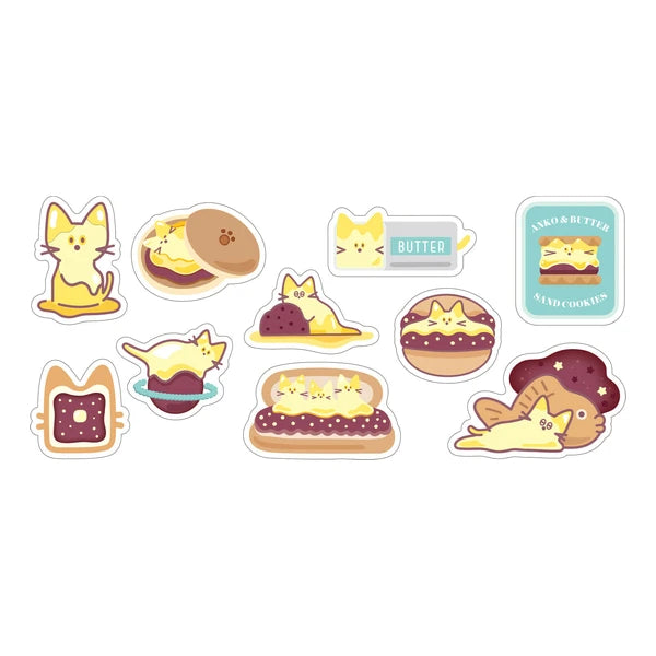 Butter Cat Sticker Flakes