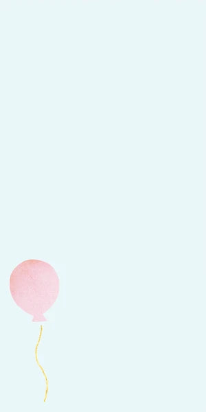 Happy Balloons Letter Set with Vertical Envelopes