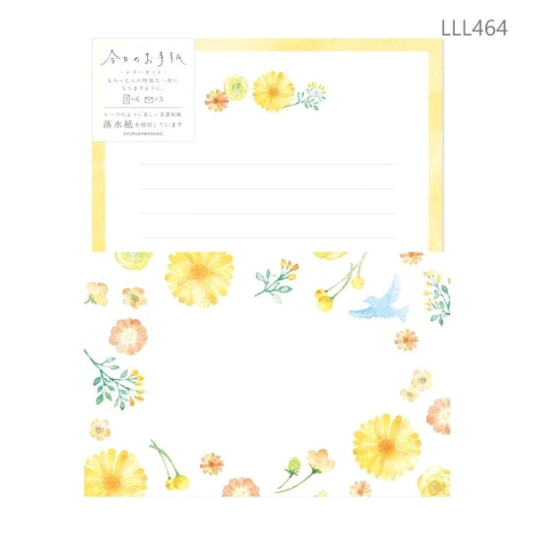 Yellow Flower Letter Set