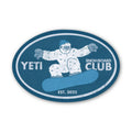 Yeti Snowboard Club Sticker