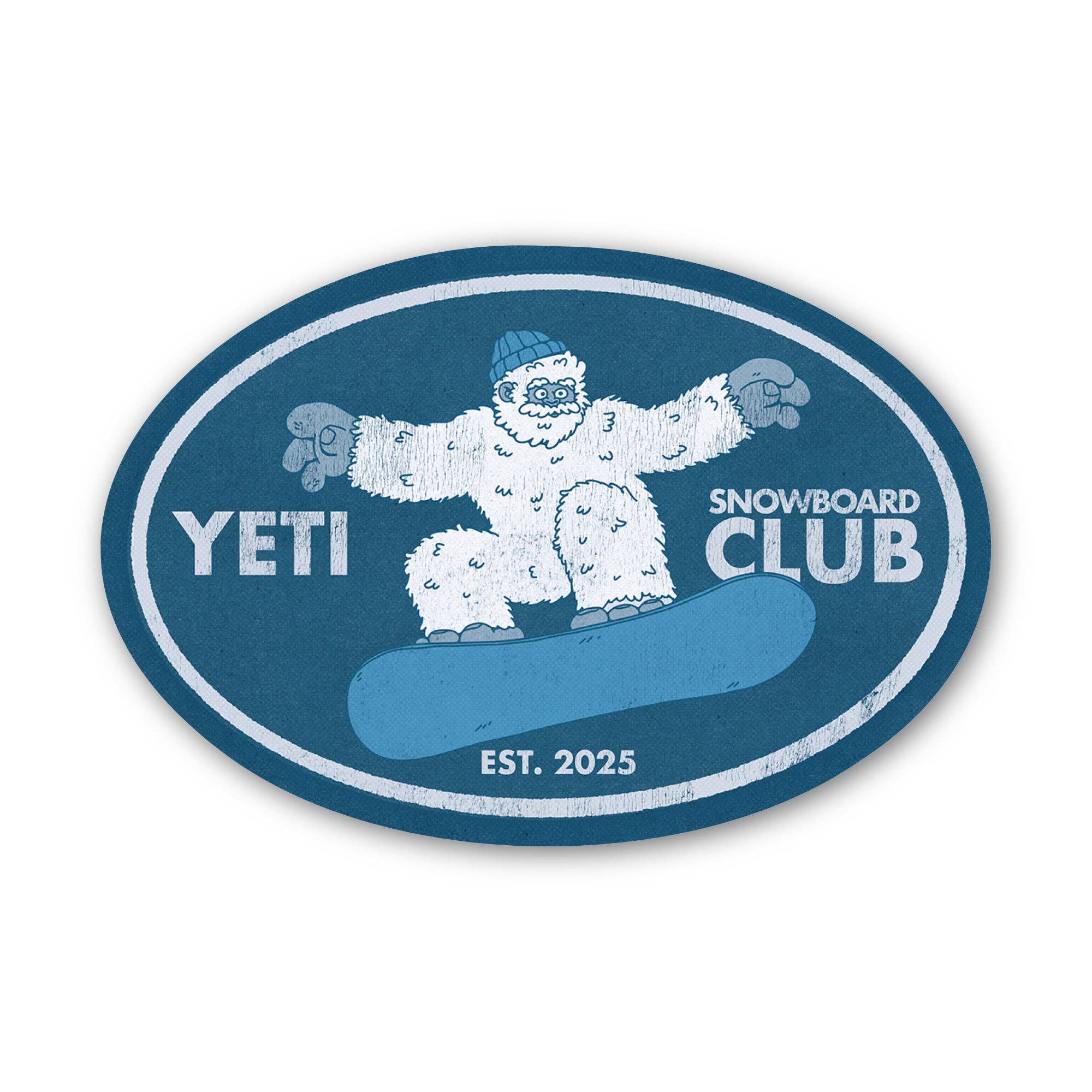 Yeti Snowboard Club Sticker