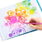 Rainbow Sparkle Glitter Markers - Set of 15