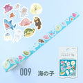 Cara Cara Peritte Child of the Sea Washi Sticker Roll