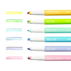 Noted! 2-in-1 Micro Fine Tip Pen and Highlighters - Set of 6