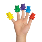 Cuddly Cubs Bear Finger Crayons - Set of 6