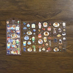 IRIDE Clear Planner Stickers- Cafe a la mode