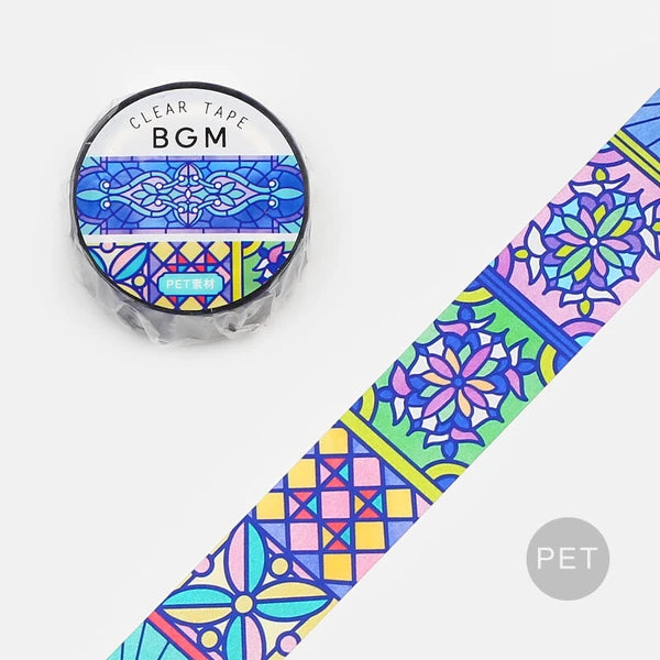 Kaleidoscope Stained Glass Washi Tape
