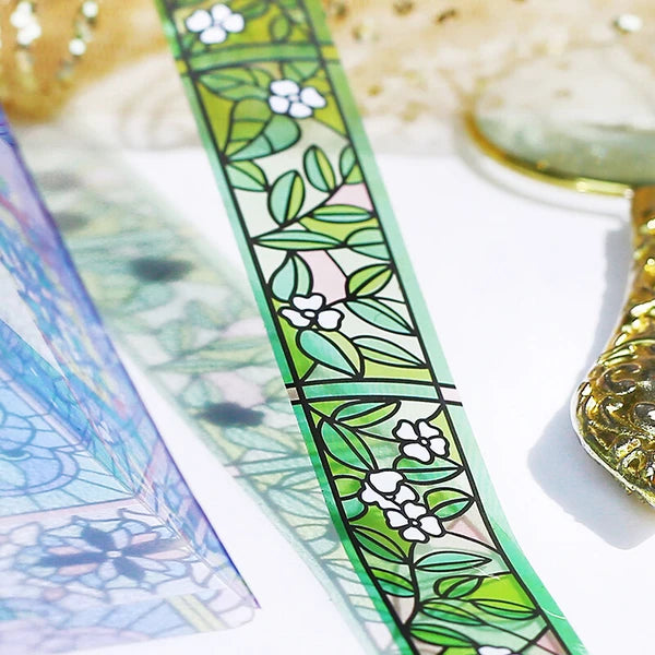 Evergreen Stained Glass Washi Tape