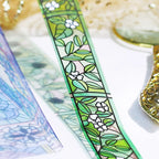Evergreen Stained Glass Washi Tape