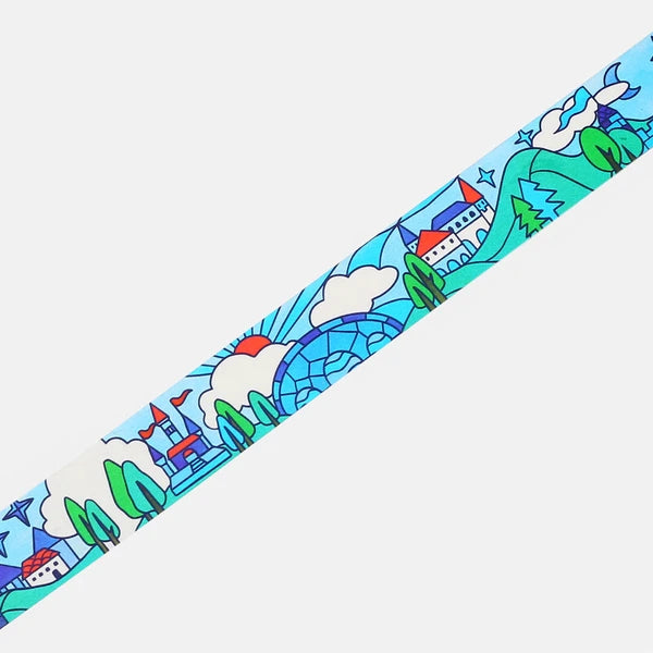 Forest Castle Stained Glass Washi Tape