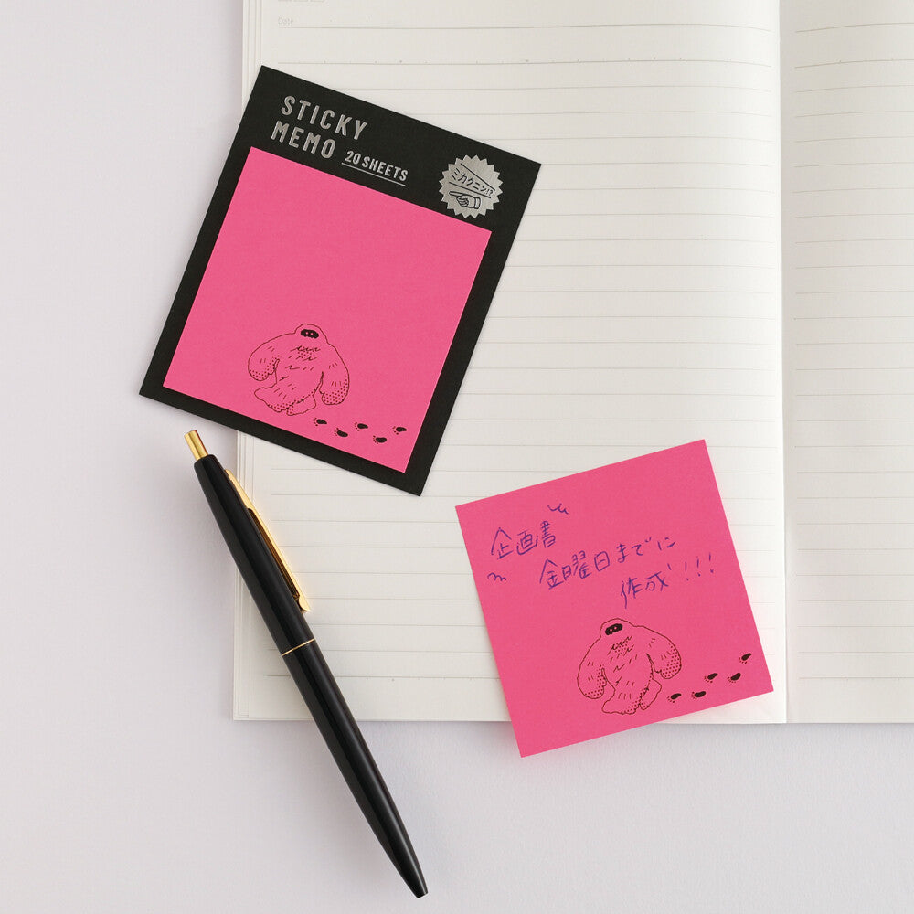 Bigfoot Sticky Memo Notes