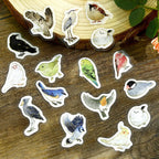 Full of Birds Flake Stickers