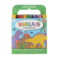 Carry Along Coloring Book Set - Dinoland