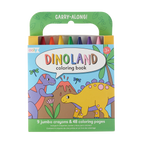 Carry Along Coloring Book Set - Dinoland