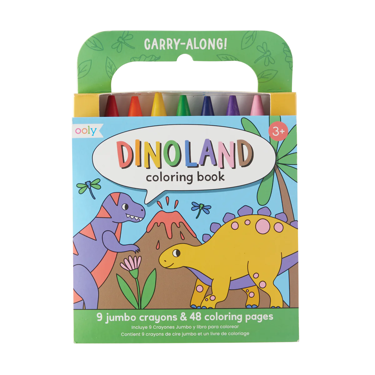 Carry Along Coloring Book Set - Dinoland
