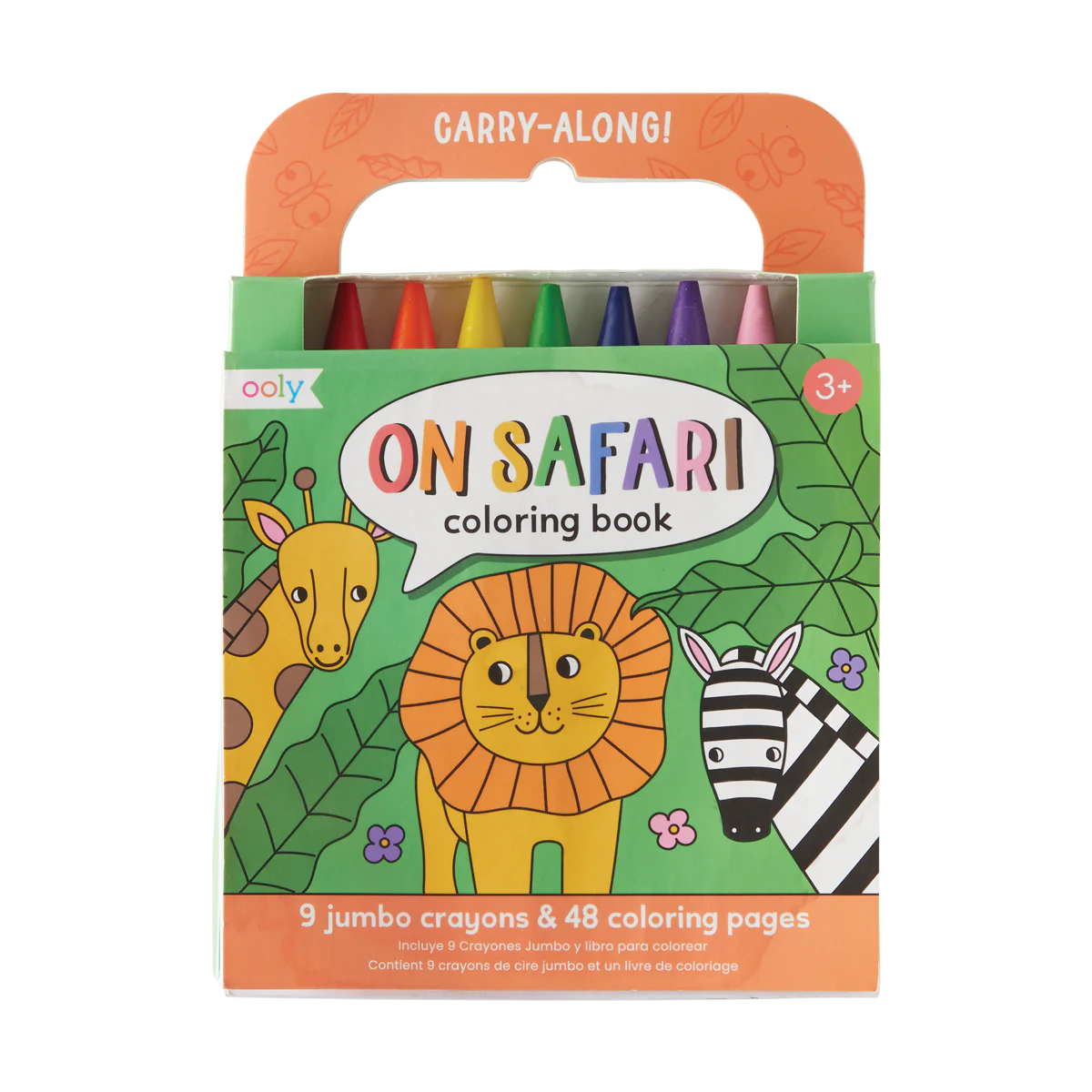 Carry Along Coloring Book Set - On Safari