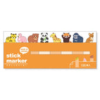 Zoo Animals Stick Marker Stickers