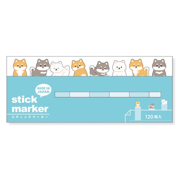 Shiba Inu Stick Marker Stickers
