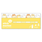 Pomeranian Stick Marker Stickers