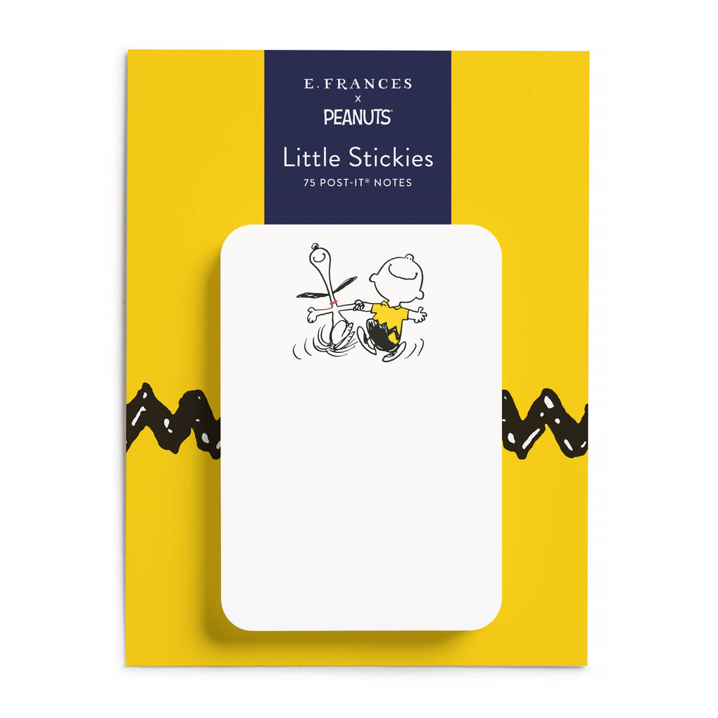 E. Frances x Peanuts® Dancing Little Sticky Notes, 3M Backed