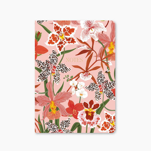 Orchids Soft-Covered Notebook