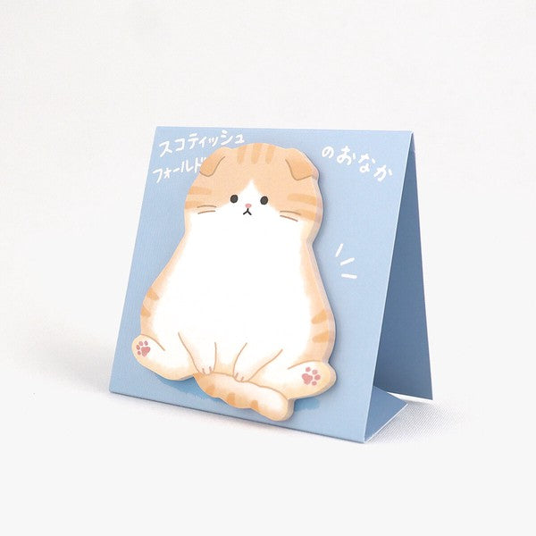 Scottish Fold's Tummy Stand up Sticky Notes