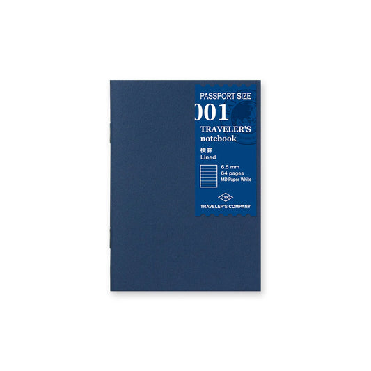 Traveler's Notebook P-001 Lined Refill - Passport size