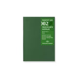 Traveler's Notebook P-002 Grid Notebook- Passport size