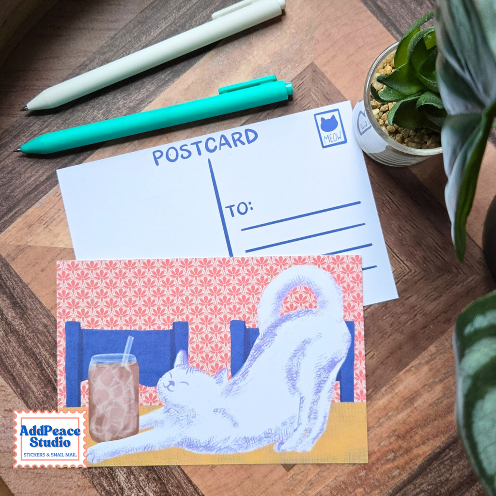 Cats & Cups Postcard Pack