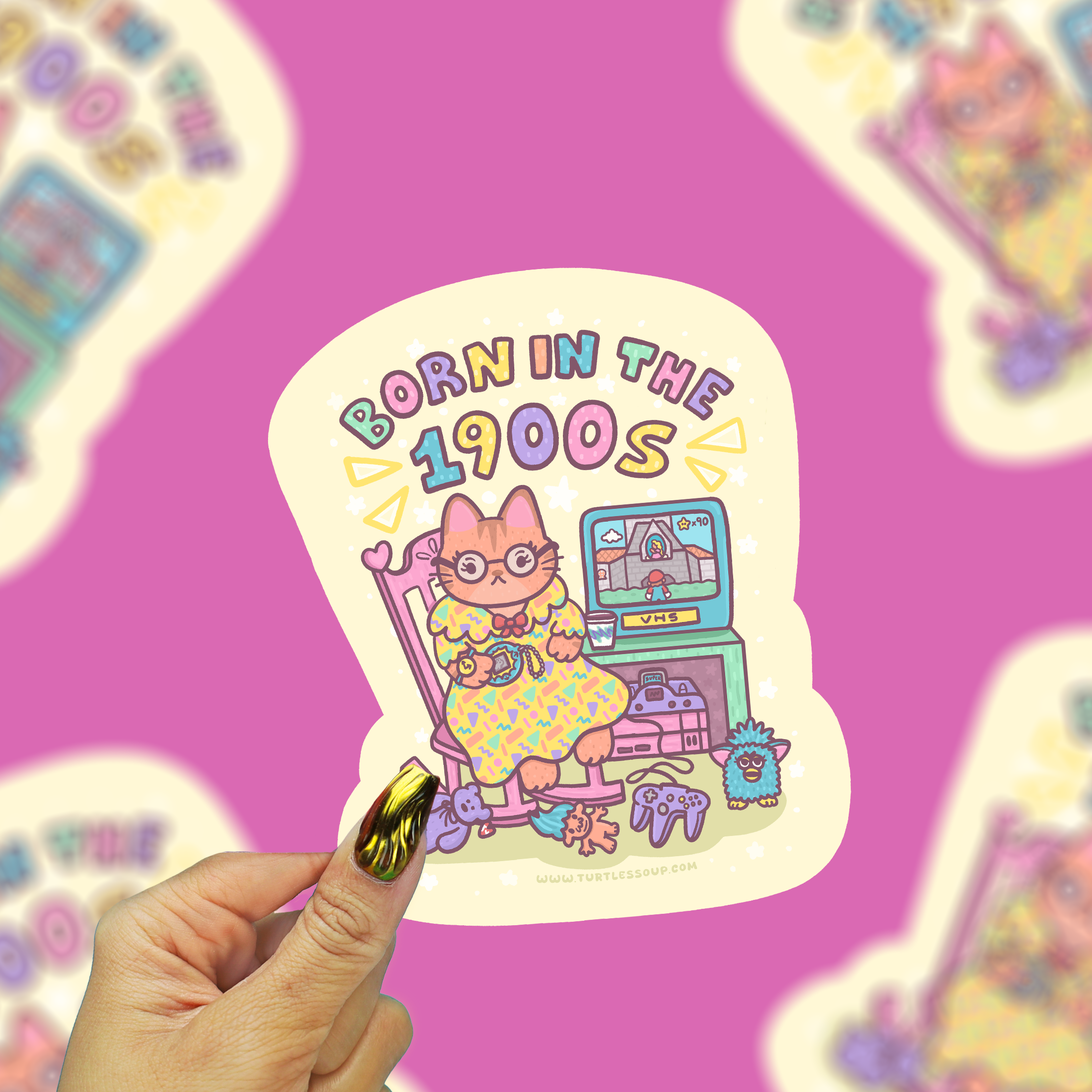 Born In The 1900's Sticker
