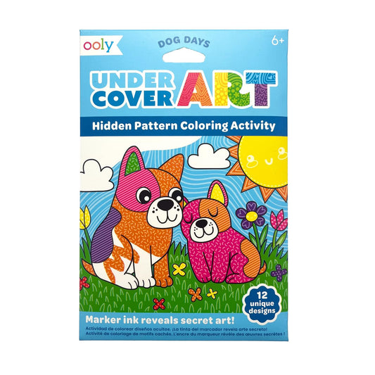Undercover Art Hidden Patterns Coloring Activity- Dog Days