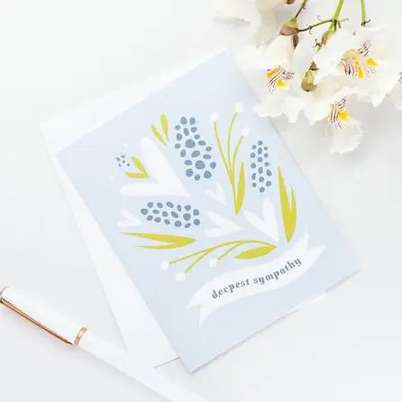 Deepest Sympathy Hearts Card