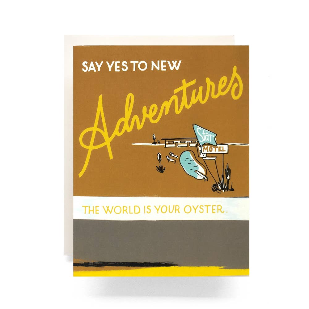 Retro Adventure Greeting Card