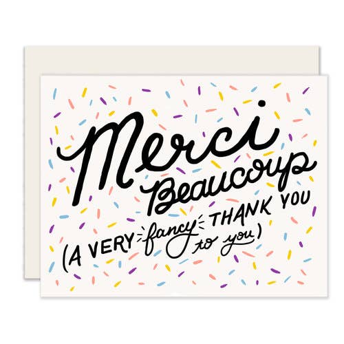Merci - Fancy Thank You Card