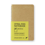 TRC A6 Slim Spiral Ring Notebook with Paper Pocket