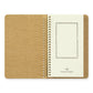 TRC A6 Slim Spiral Ring Notebook with Paper Pocket