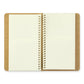 TRC A6 Slim Spiral Ring Notebook with Paper Pocket