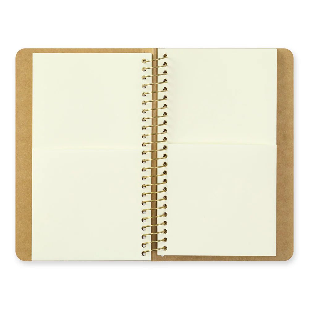 TRC A6 Slim Spiral Ring Notebook with Paper Pocket