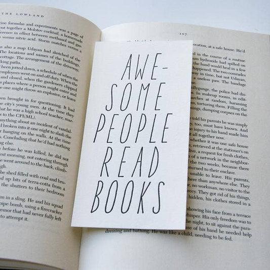 Awesome People Read Bookmark