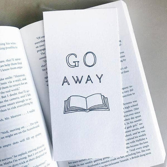 Go Away Bookmark