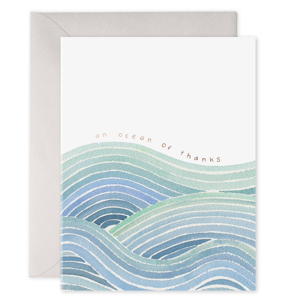 Ocean of Thanks- Thank You Card (Boxed Set of 6)