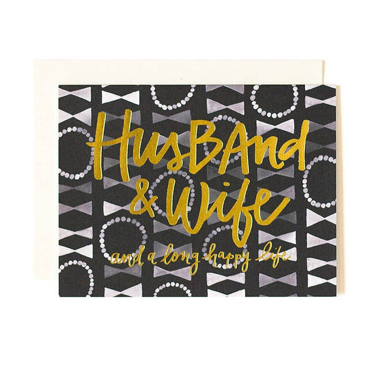 Husband & Wife Wedding Card